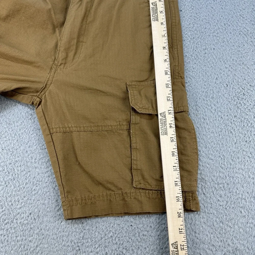 CSG Cargo Shorts Men's 30‎ Brown Pockets Outdoor Hiking Champs Ripstop Outdoors